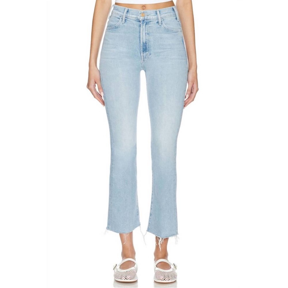 NWT MOTHER Hustler Ankle Fray Jeans‎ in Lost Art Size 30